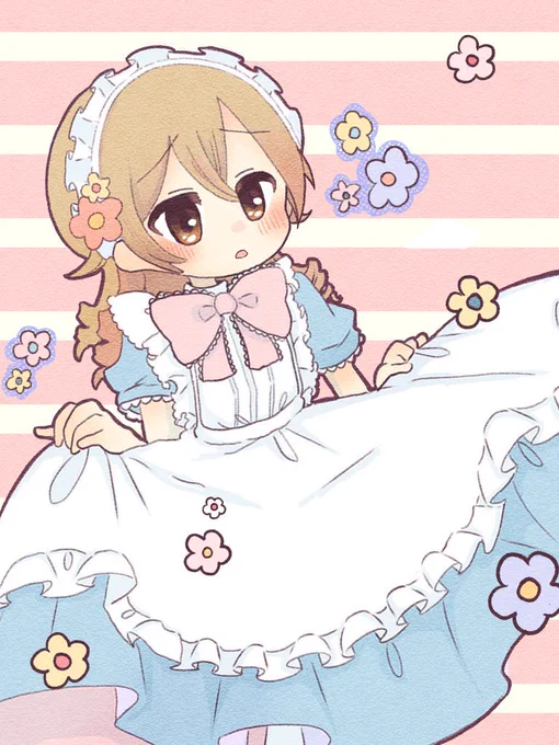 ほっぺの斜線を描く時がいちばん楽しいまである #ほっぺの斜線は可愛い