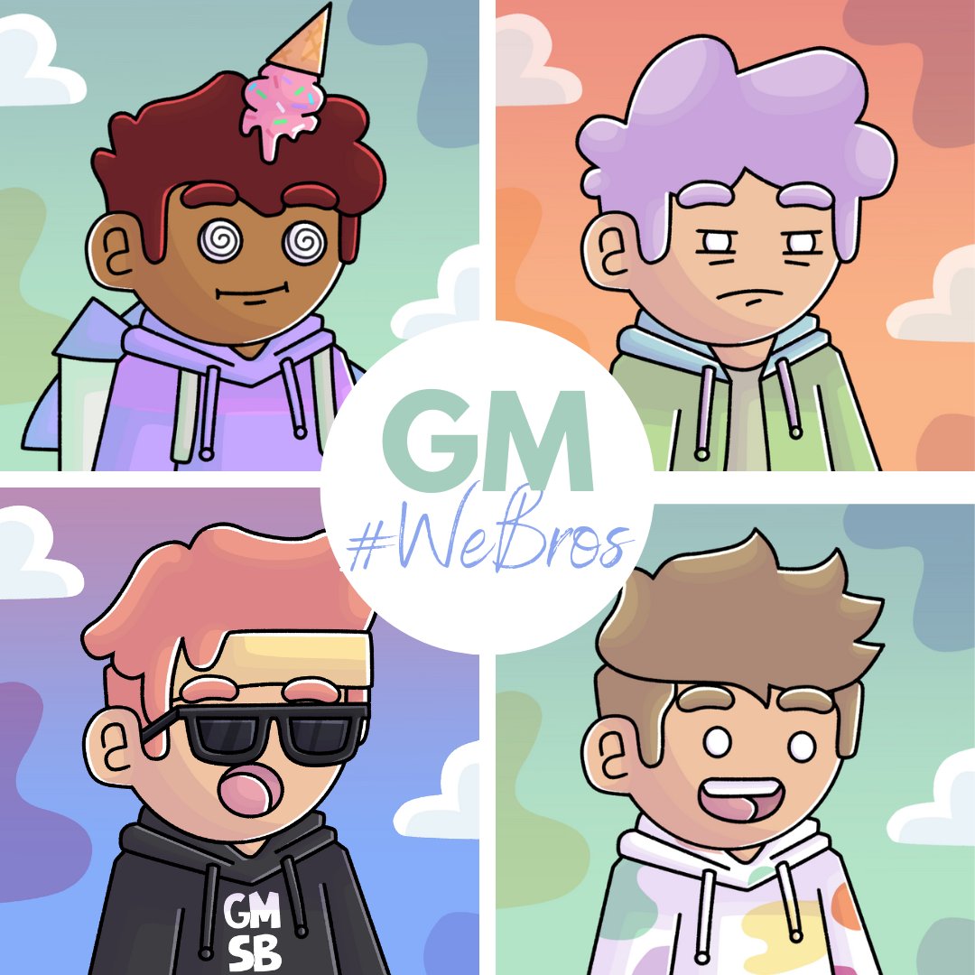 GM and happy Sunday from my Small Bros! ☀️💙

#WeBros #BigBro #SmallBros #GM #GoodMorning #NFTCommunity #Web3 #NFTs #NFT