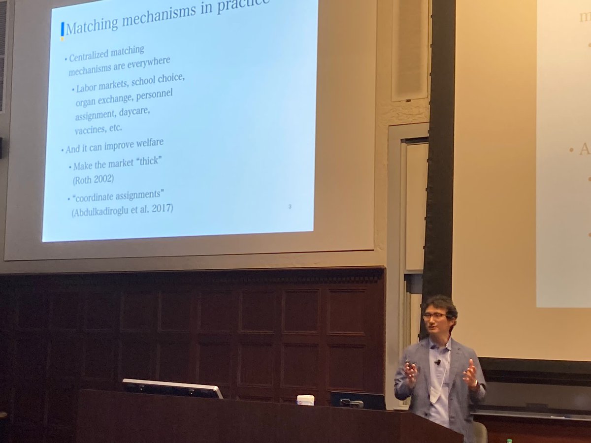 Fuhito Kojima 『マッチング理論とマーケットデザイン』発売中 tweet media