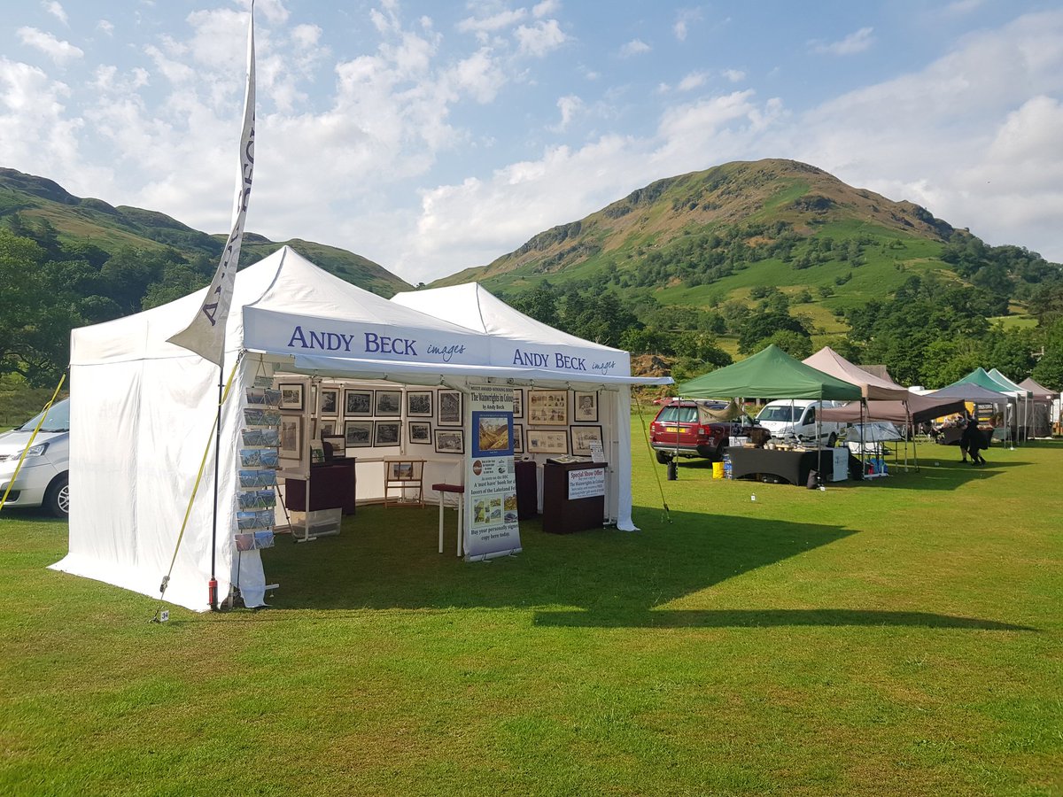 ImagesBeck's tweet image. All set up and ready for today's #ullswatercountryfair.  Weather looks good....for now. 🙂