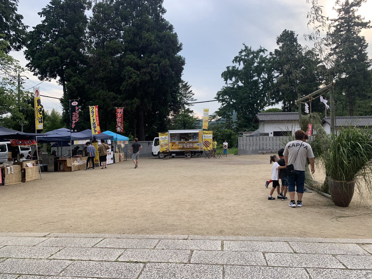 ふらりと来た神社でお祭りしていました✨
#熊野神社　#倉敷　#お祭り　#出店　#神社