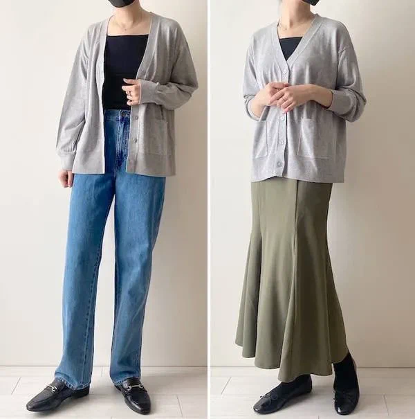 【GU】夏の体型カバーの救世主だわ!1990円の「着る日焼け止め」ゆったりシルエットで着心地バツグンです!   GUの「UVカットオーバーサイズカーディガン」は着るだけで日焼け対策ができる優れもの!薄手でシンプルなデザインだから着回し力もばっちり◎