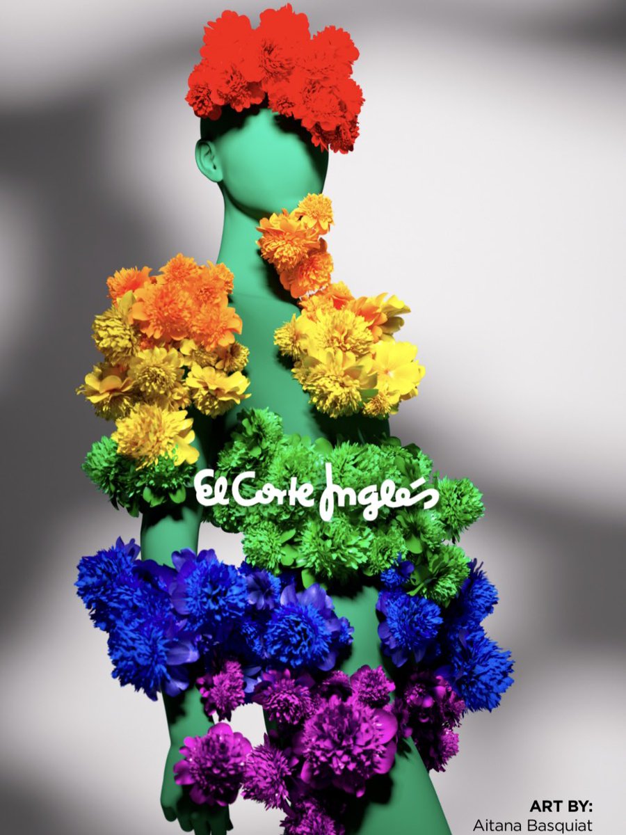 🏳️‍🌈Espectacular trabajo artístico de la artista visual <a href="/AitanaBasquiat/">Aitana Basquiat</a> para <a href="/elcorteingles/">El Corte Inglés</a> . Gracias por sumaros al #MadridOrgullo2023.

🏳️🌈 madridorgullo.com