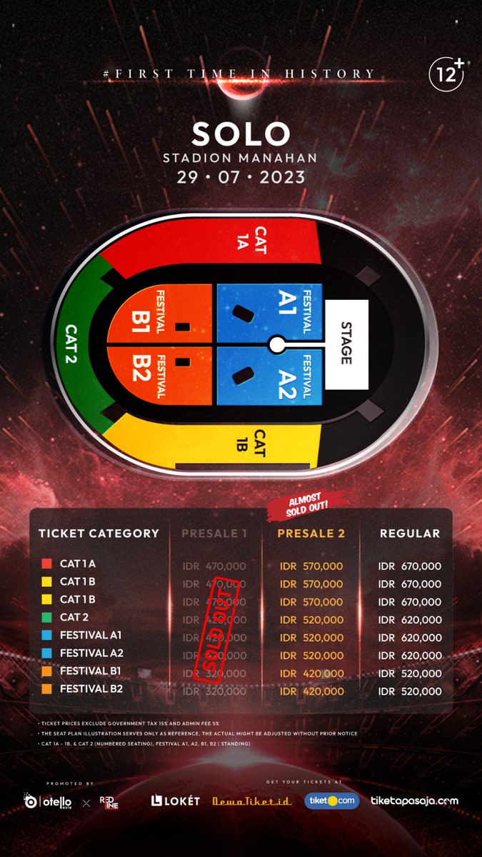 WTS tiket Dewa 19 di Manahan Solo
Festival A.
No tipu - tipu jaminan KTP