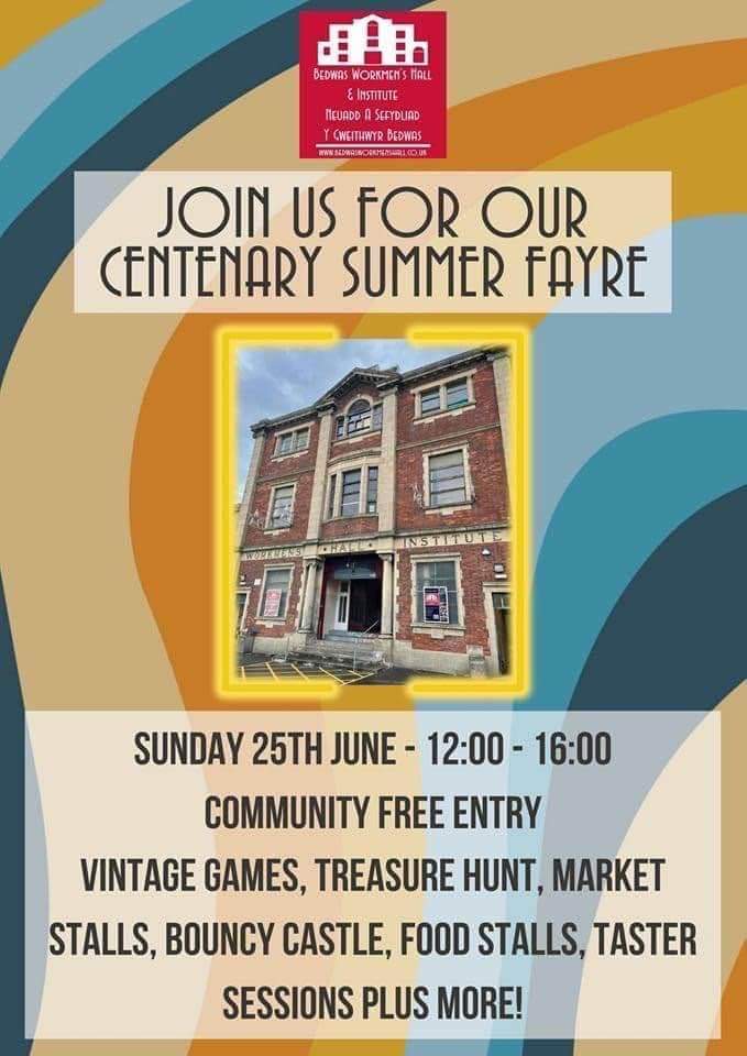 🏰  come and see us from 12 today 25.06 at the summer fayre at @BedwasHall pick up a free copy of our Ruperra walking map 🗺 and browse our #RuperraCastle books 📗 - come down and support your local community 🫶 #caerphilly #btmcc #community