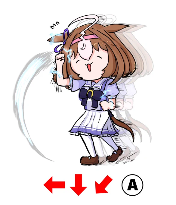 クソ技を振るドトウちゃん