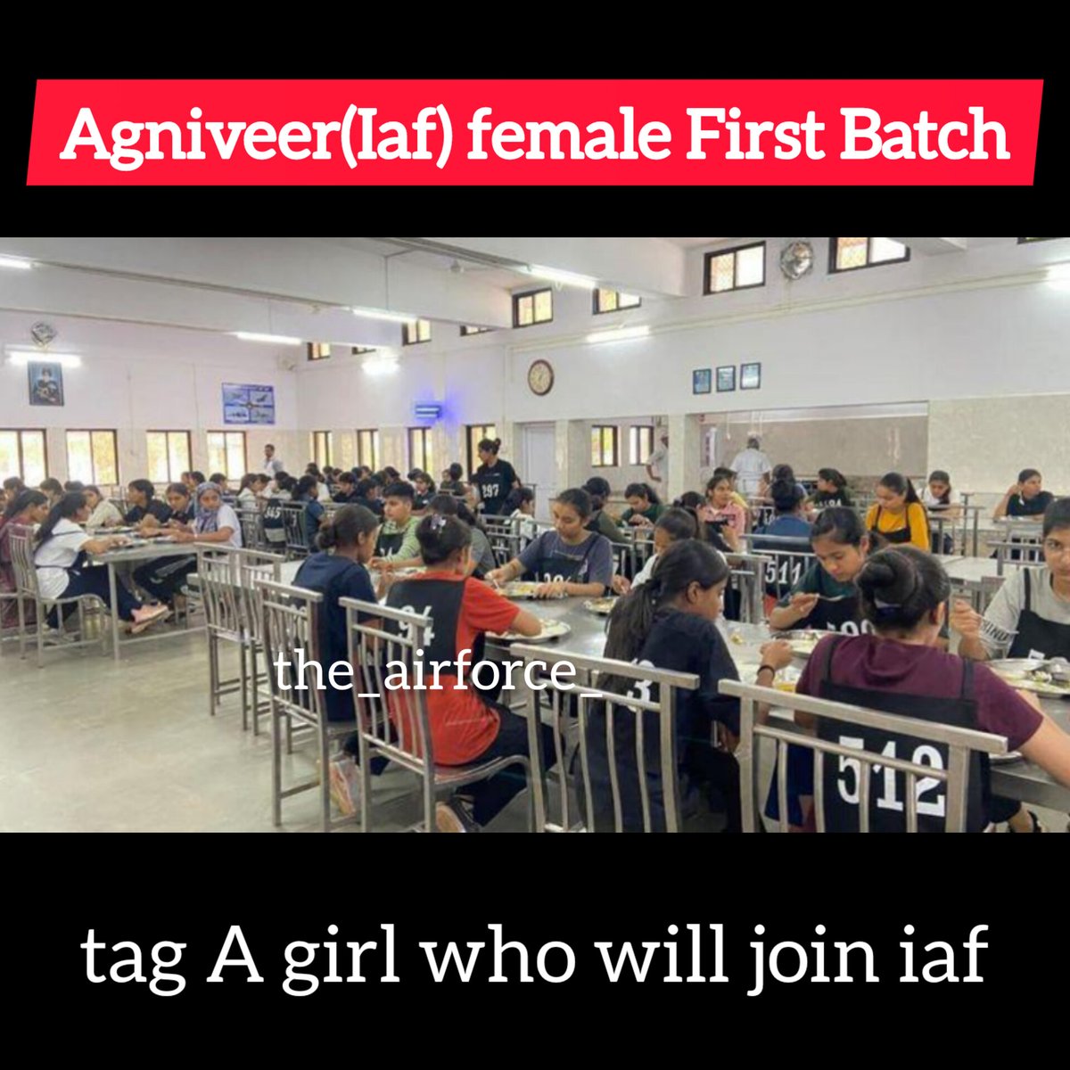 Theairforce7's tweet photo. First batch of FEMALE AGNIVAYU 🔥❤ 🇮🇳

#IndianAirForce
#Agniveer 
#agnivayu 
#airmem 
#the_airforce_ https://t.co/jhzn5e6fd3