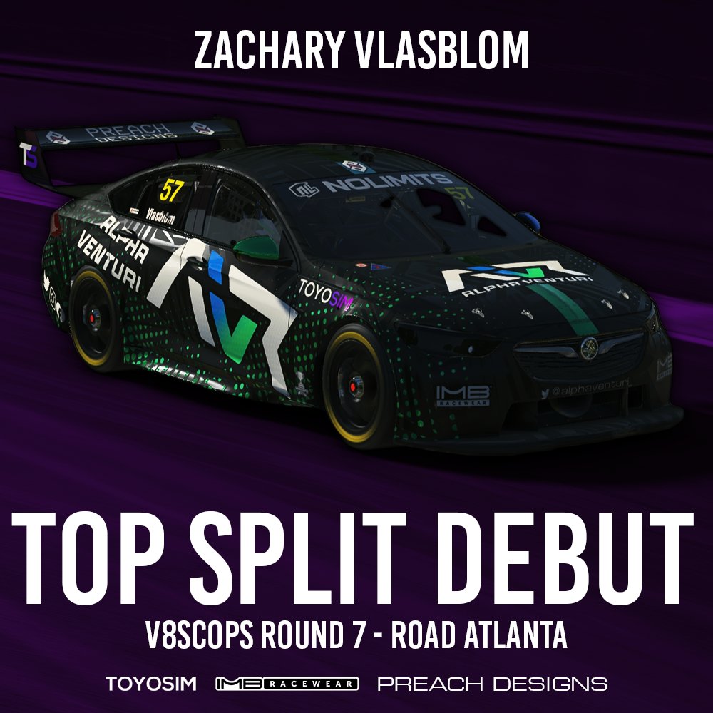 / / SCOPS TOP SPLIT / /

Congratulations to <a href="/captainogold/">captainogold</a> for qualifying for V8 SCOPS Top Split tonight at Road Atlanta.

Make sure to tune in on twitch.tv/captainogold