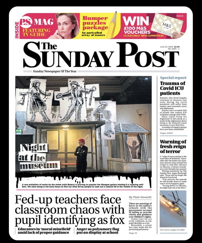 Thousands of adults identified as Jedis in the last census. 

I would’ve thought kids in temporary accommodation, on CAHMS waiting lists or struggling to get ASN support in classrooms might’ve been a better use of a front page. 

If this is what you’re worried about try some yoga