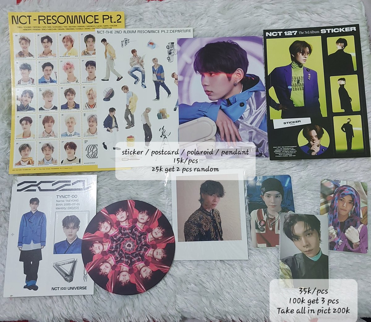 hasatapro's tweet photo. @sellkpopfess Mau taeyong jewel universe + sticker pb universe + pc catharsis favorite take all 70k aja incl pack+adm , dom jog https://t.co/7DlmOo8zhh
