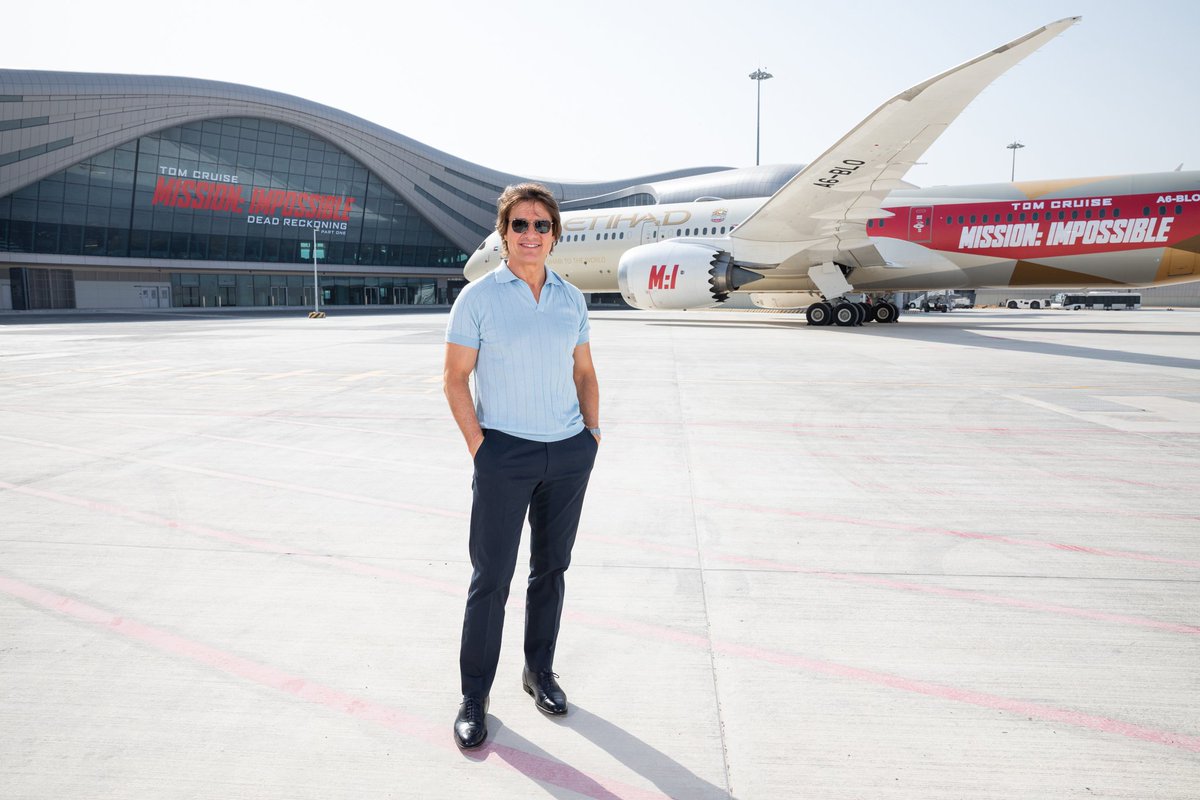 TC has arrived in Abu Dhabi.
#TomCruise #MissionImpossible