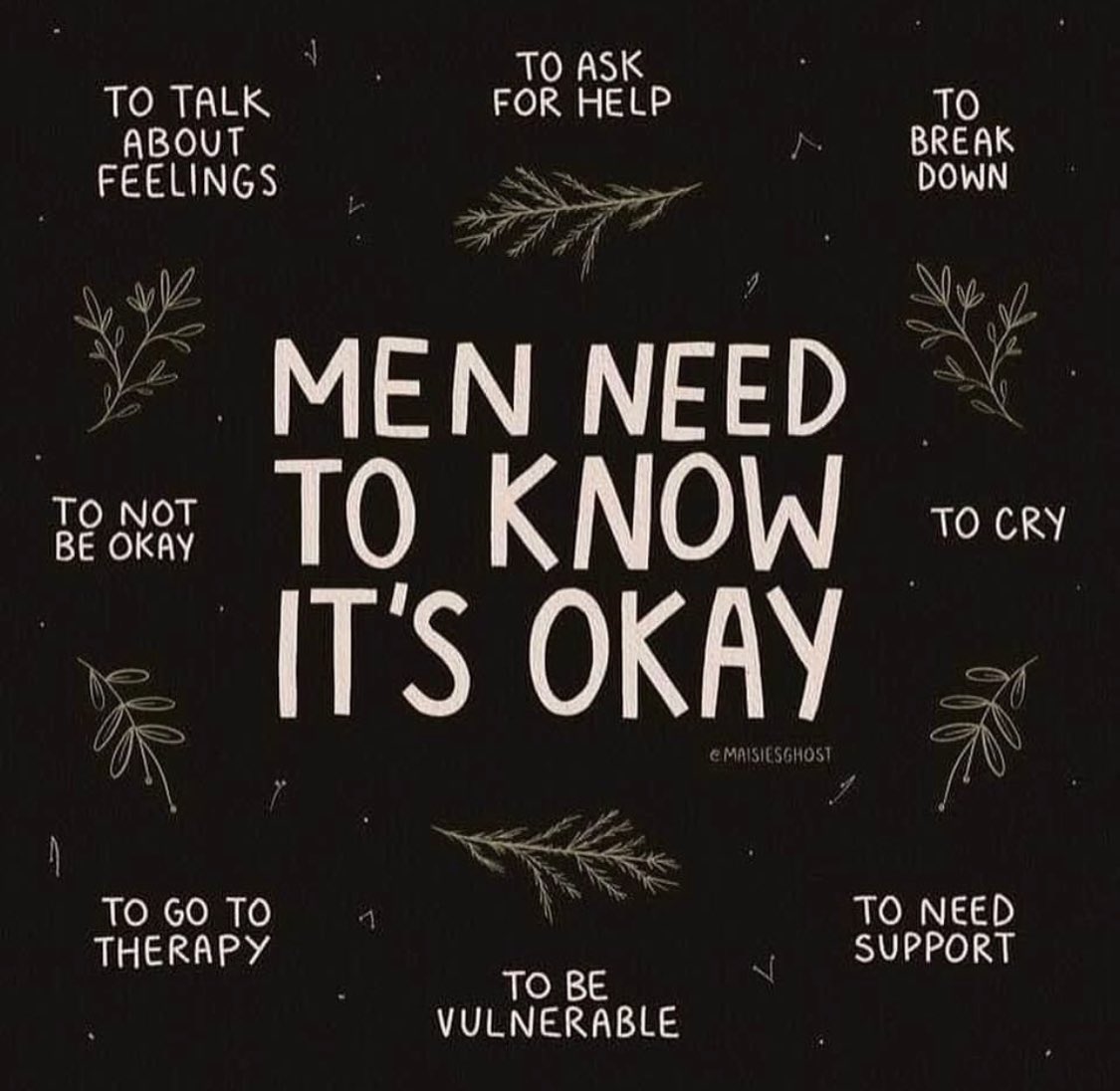 men, you are never alone ❤️‍🩹 #MensMentalHealthMonth