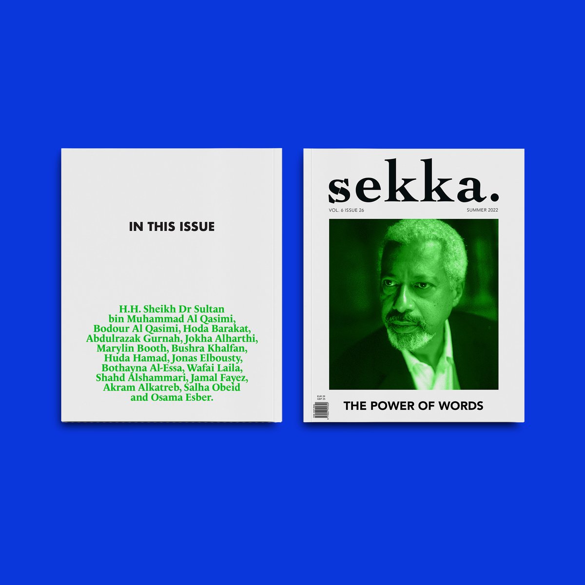 If you love literature, then you will love our The Power of Words Issue which features original works by some of the Arab world's most celebrated authors such as: Jokha Al Harthi, <a href="/bushrakhalfan/">بشرى خلفان</a> and more.

Order here: sekkamag.com/shop