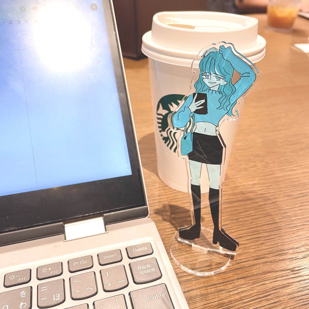 姉氏がここちゃんのアクスタ作ってくれた🥹🩵
ネーム描くの見守ってもらった☺️🫶🩵 https://t.co/Pd8MNiKAlt