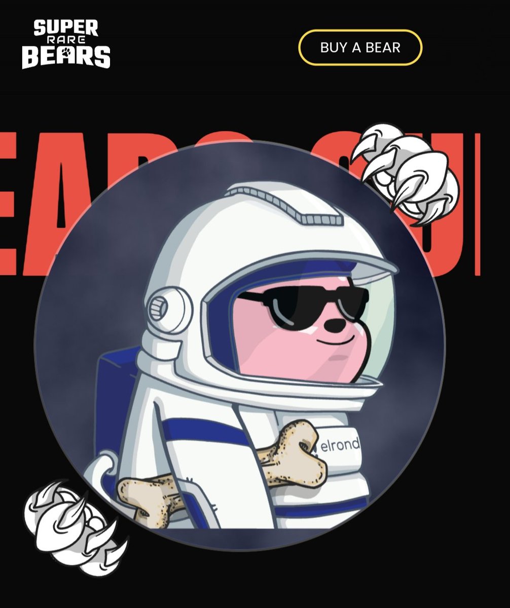 CryptoTechLearn's tweet photo. Bear of the day - AstronautMan
Lets go to Moon 🚀🚀🧑‍🚀🧑‍🚀🌚🌙

@SuperRare_Bears @Hype_lfg 
$RARE $HYPE
#SRB #HYPERSonic #MultiversX #Crypto #NFT #MultiversXNFTs #MISHYPE #IAMHYPE #IAMHYPER https://t.co/vLD2aAQebn