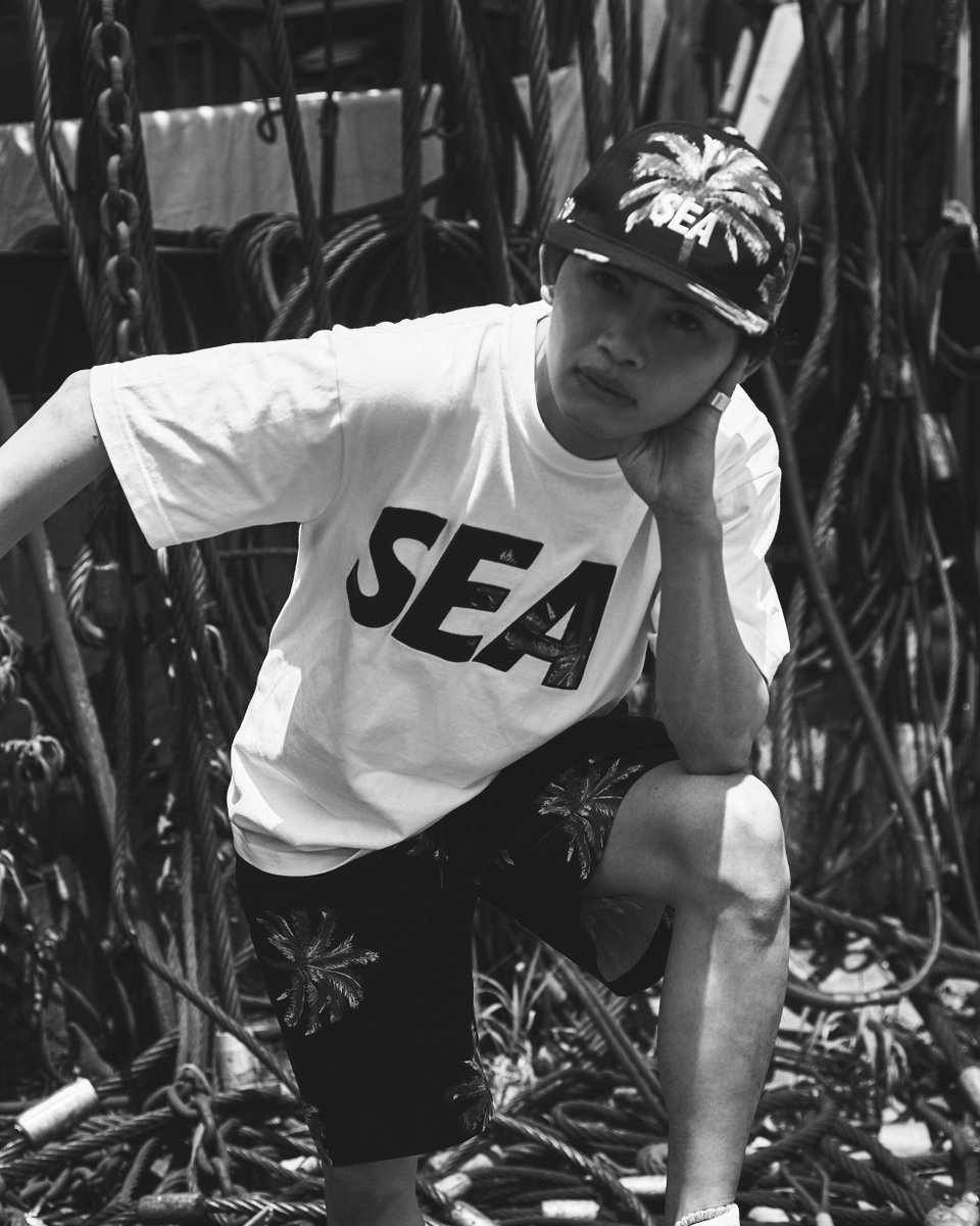 Black Palm Tree Pattern Collection 2023.7.1 (SAT) DROP #草川直弥