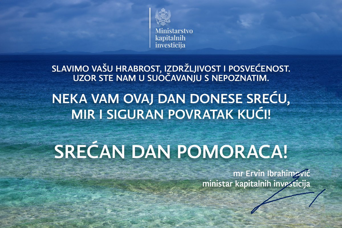 Srećan Dan pomoraca! 🌊⚓️🛳️🌞