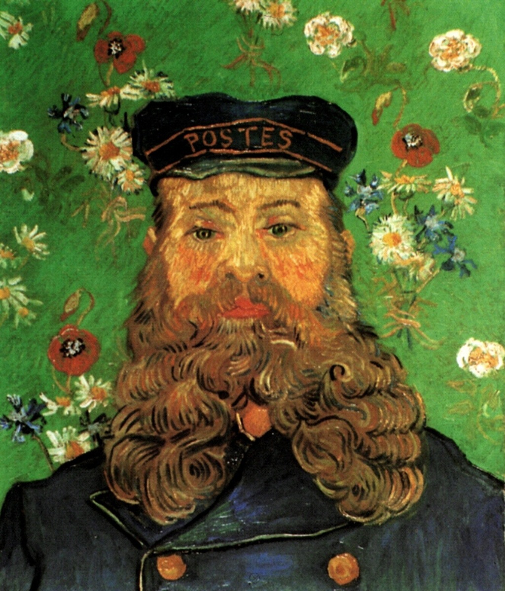 Portrait of the Postman Joseph Roulin, 1889 wikiart.org/en/vincent-van…