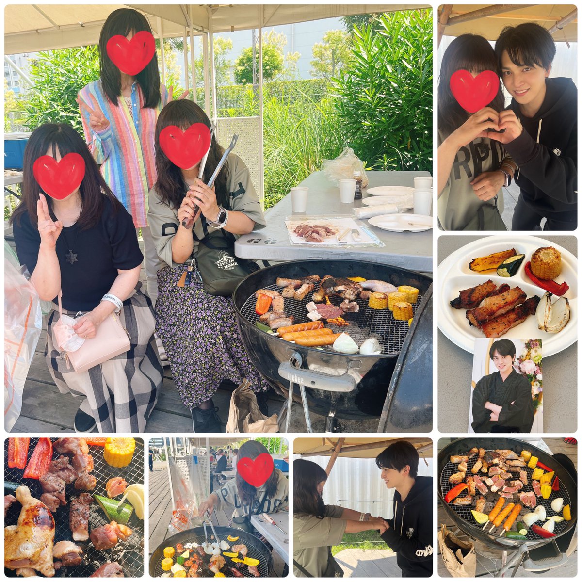 tag_jun29's tweet image. 豊洲の #WILDMAGIC で #BBQファンミ
でした🍖
B2やXURSの皆さんからまた会えました
ねって言ってもらえたり、コータさんとは
私たちのテーブルでたくさんお話ができました☺️
焼いたチキンを美味しい！ってモリモリと
食べてくれて嬉しかった♡
楽しい時間をありがとうございました！
#大和孔太 #コータ