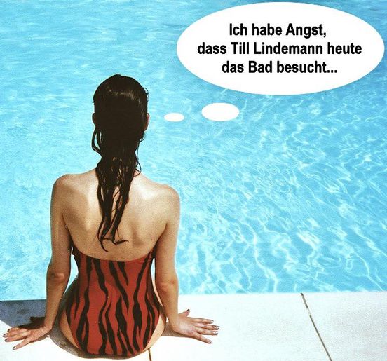 Die wahren Sorgen unserer Mädels im Schwimmbad von heute: