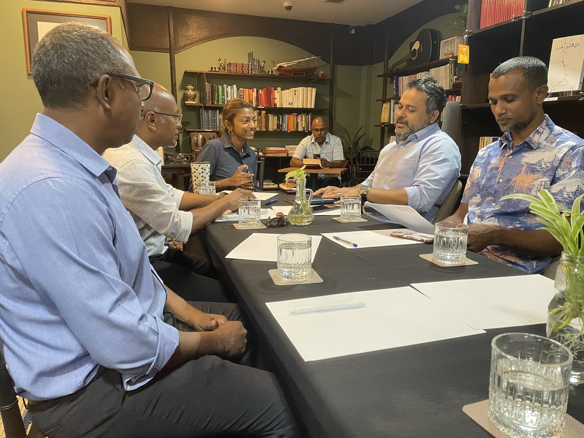 EhabAbdulla81's tweet photo. “The goal is to get rid of President Ibu Solih” Ppm and the democrats hold talks https://t.co/xvESY1QHJm