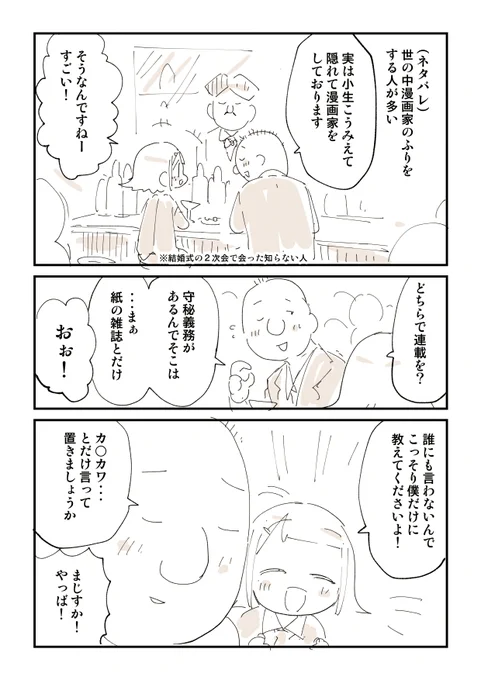 漫画家のふりをする人 1/2
