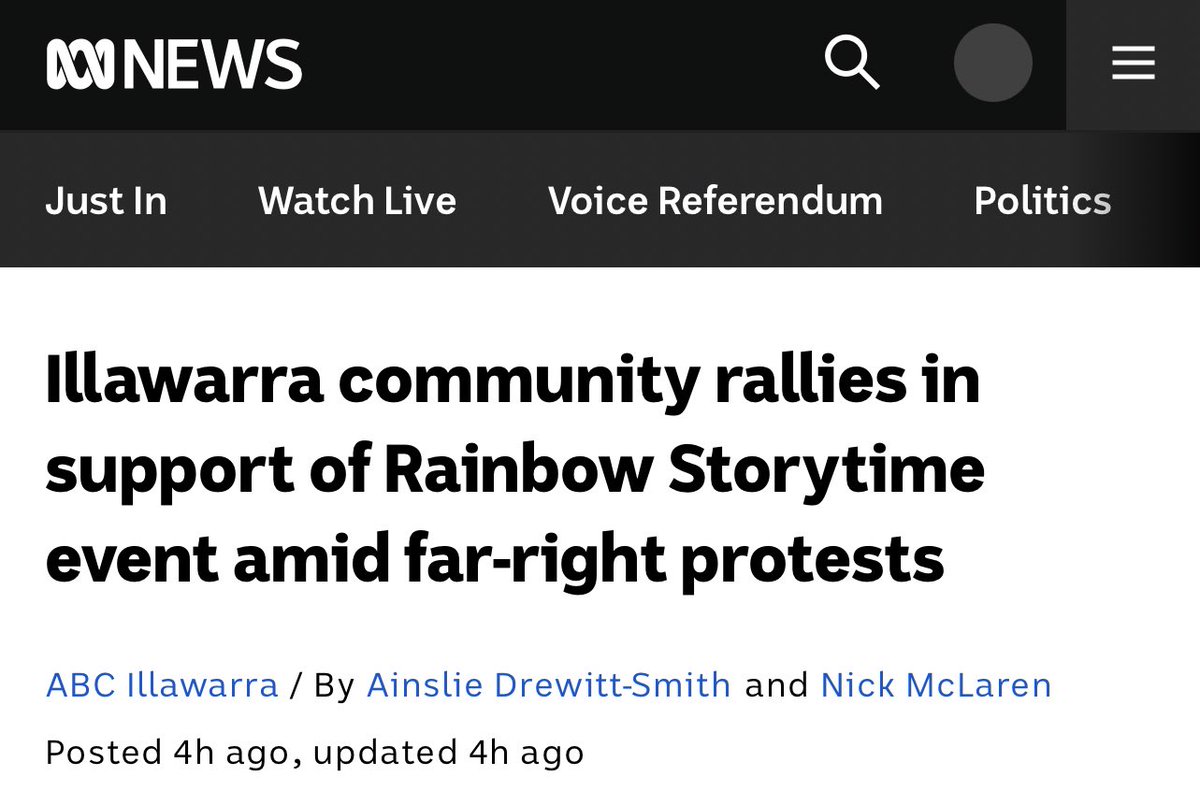 Oh, so it’s “rainbow storytime” now, is it?…