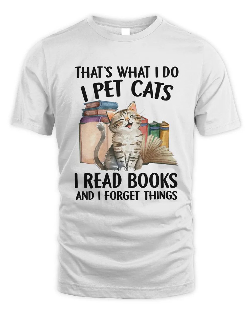 Embrace your inner bookworm and cat lover with this charming tee! 🐱📚
Order here: propertee.space/i-pet-cats-i-r…