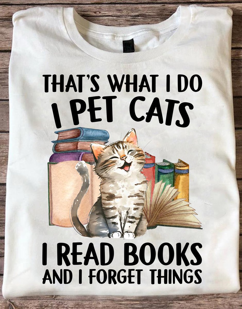 Embrace your inner bookworm and cat lover with this charming tee! 🐱📚
Order here: propertee.space/i-pet-cats-i-r…