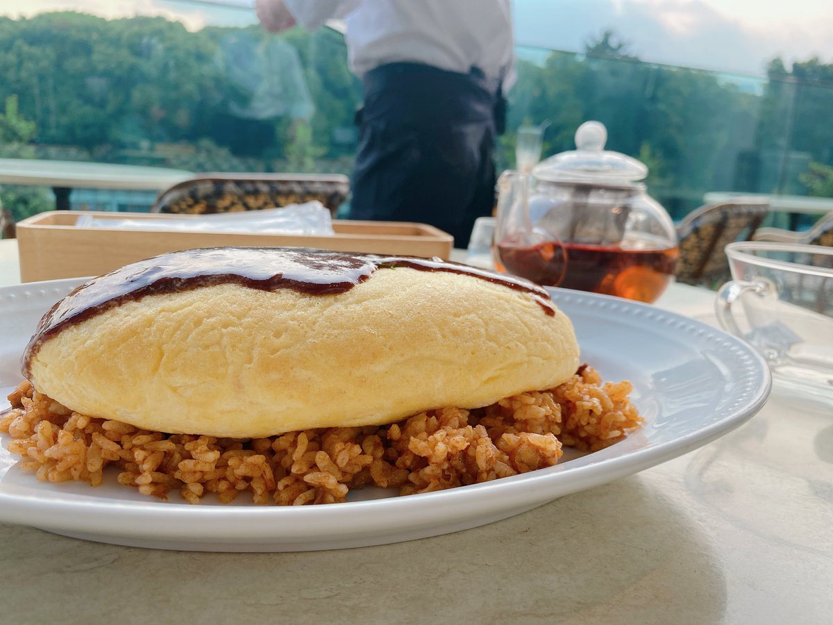 終わってご飯！スフレオム初めて食べたおいしっ🥹🫶 https://t.co/FoeV3GGaTz… https://t.co/5t3W3hDoFB