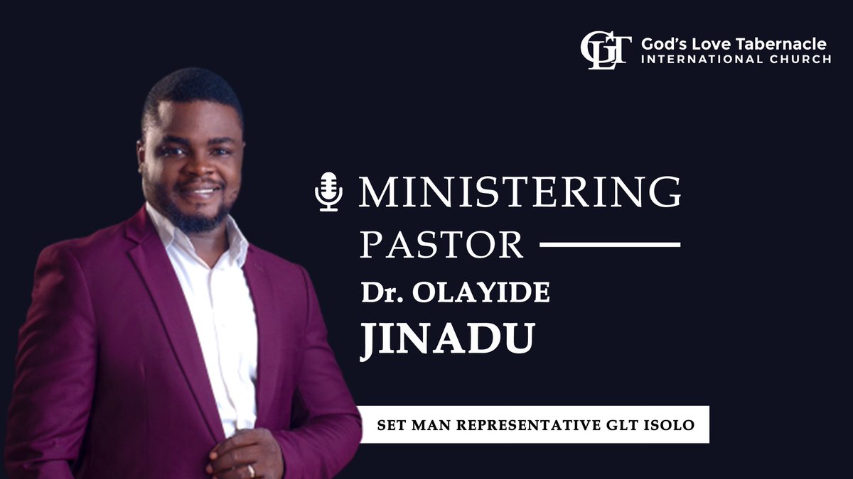 gltisolo's tweet image. Now Ministering: Pastor Olayide Jinadu
Topic: Partnering with the Blessing of Abraham as a new man in Christ

#sermon
#GLTChurch
#GLTIsolo
#specialmiracleservice