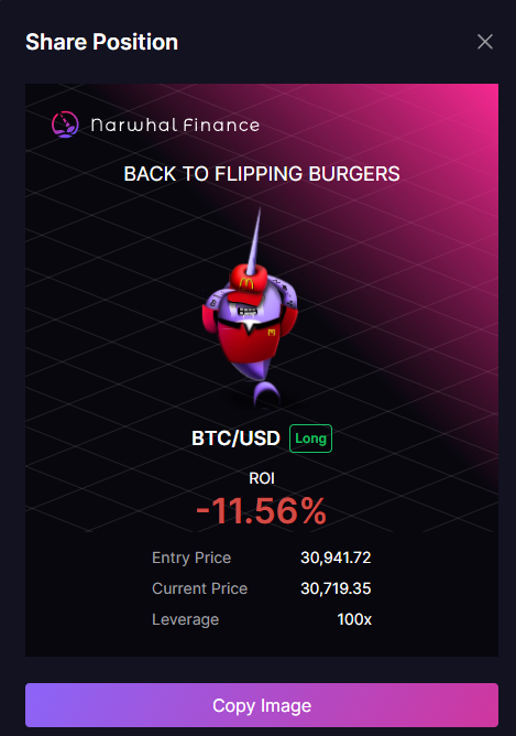 crosee6's tweet photo. @Narwhal_Finance flipping my patty please lol
#narwhalmoneygun https://t.co/JppkoeW6VI