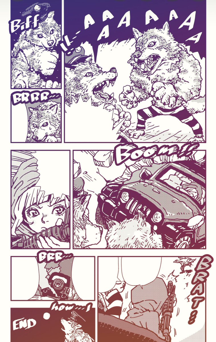 またこういう漫画描きたい🐺🚗