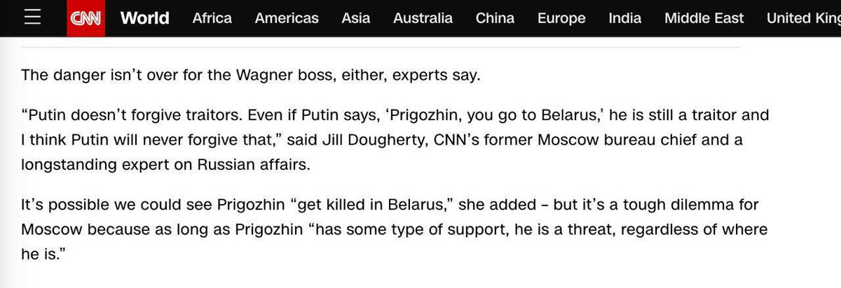 Zlatti71 On Twitter Prigozhin May Be Killed In Belarus Where He Will Be Sent Into Exile For