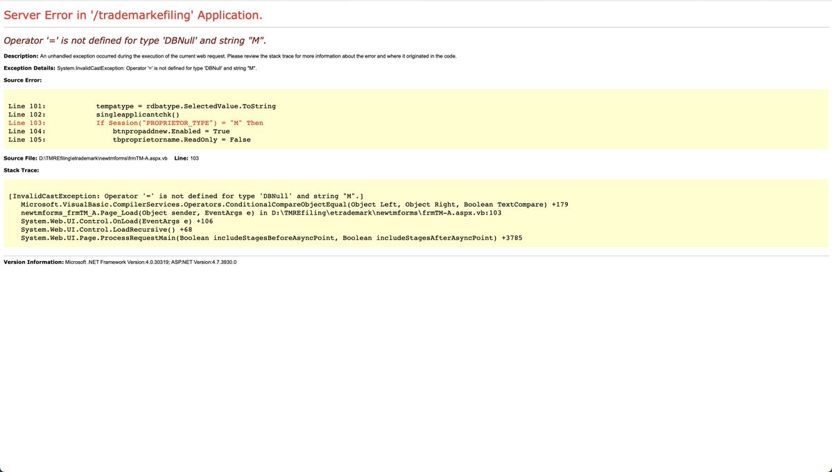 itsbalamurali's tweet photo. @cgpdtm_india your e-filing portal is buggy as f***! https://t.co/tqXCRPBwdU