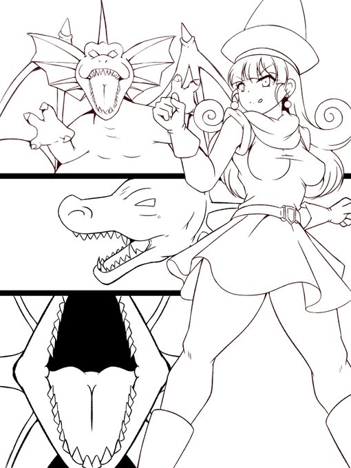 pixivリクエスト ラフ 