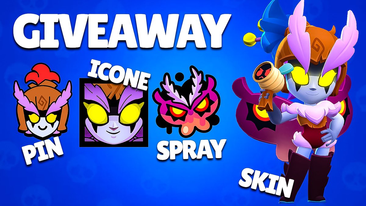 🚨 GIVEAWAY X1 

Pour participer :

♥ Follow @Periado2 & @ReversoGaming_ 
🔁 RT & Like

Tirage le 3 juillet  !

#DarkFairyJanetGiveaway #brawlstars