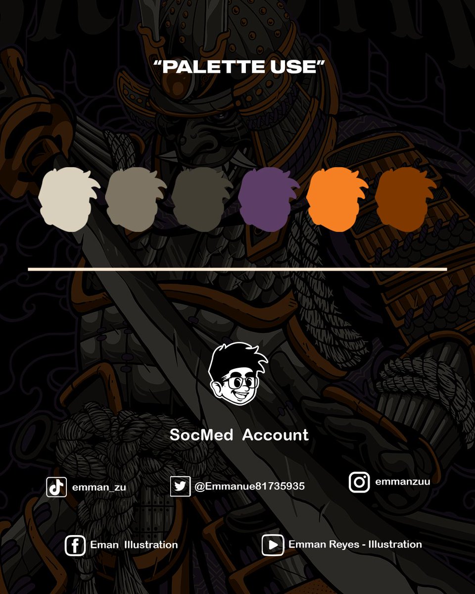 Emmanue81735935's tweet image. Check out new work on my @Behance profile: &quot;SAMURAI WARRIOR&quot; be.net/gallery/173876…
#artforsale #premadedesign #tshirtdesignforsale #designforsale