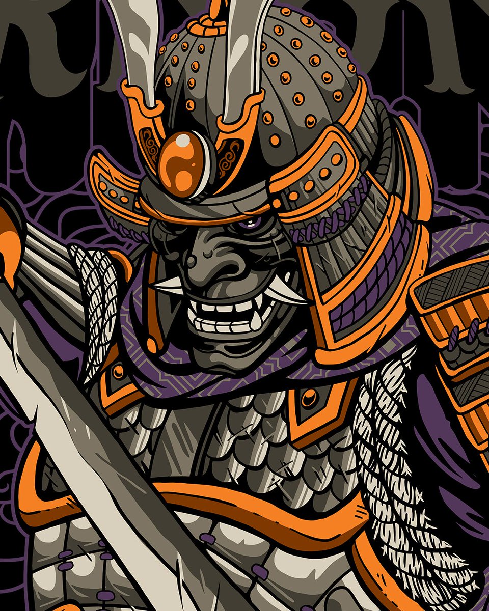 Emmanue81735935's tweet image. Check out new work on my @Behance profile: &quot;SAMURAI WARRIOR&quot; be.net/gallery/173876…
#artforsale #premadedesign #tshirtdesignforsale #designforsale
