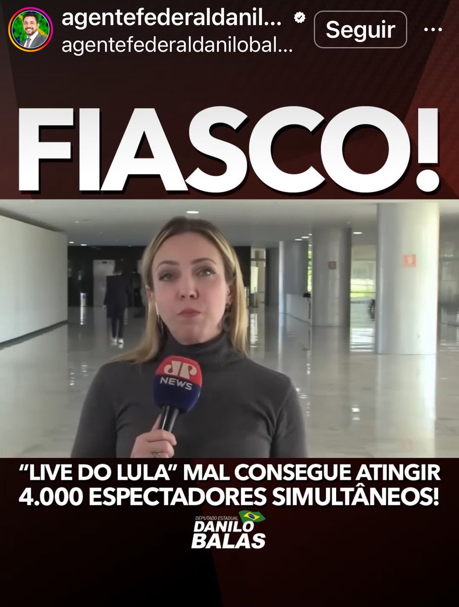 Sessenta milhões que viraram quatro mil…na segunda “live” 🤷‍♀️