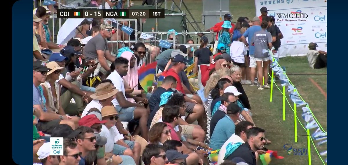 Currently ahead at half time <a href="/NigeriaRugby1/">Nigeria Rugby 🇳🇬🏉</a> 15-0 Ivory Coast