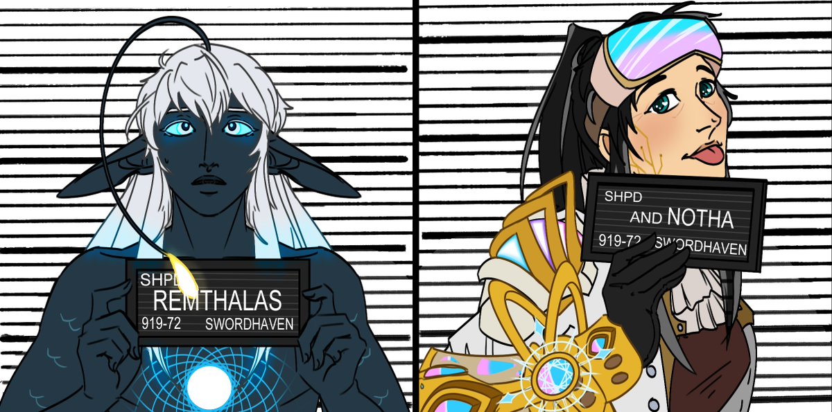 crumbleKnight's tweet photo. Another one of these commissions! I had a lot of fun with this one, though Notha's gauntlet took an hour all its own lmao.

#dfanart https://t.co/RJQLEjfZvW