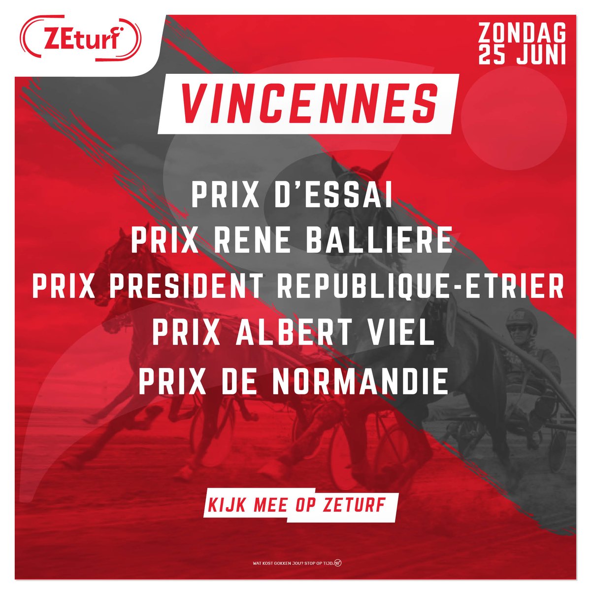 Vanmiddag worden op Vincennes maar liefst vijf groep 1 races verreden, waarvan 2 draverijen en 3 montédraverijen! Tijdens deze prachtmeeting zien we bekende namen als Elitloppet winnaar Honeck, Idao de Tillard en Ampia Mede SM uit het Franse winterseizoen.
