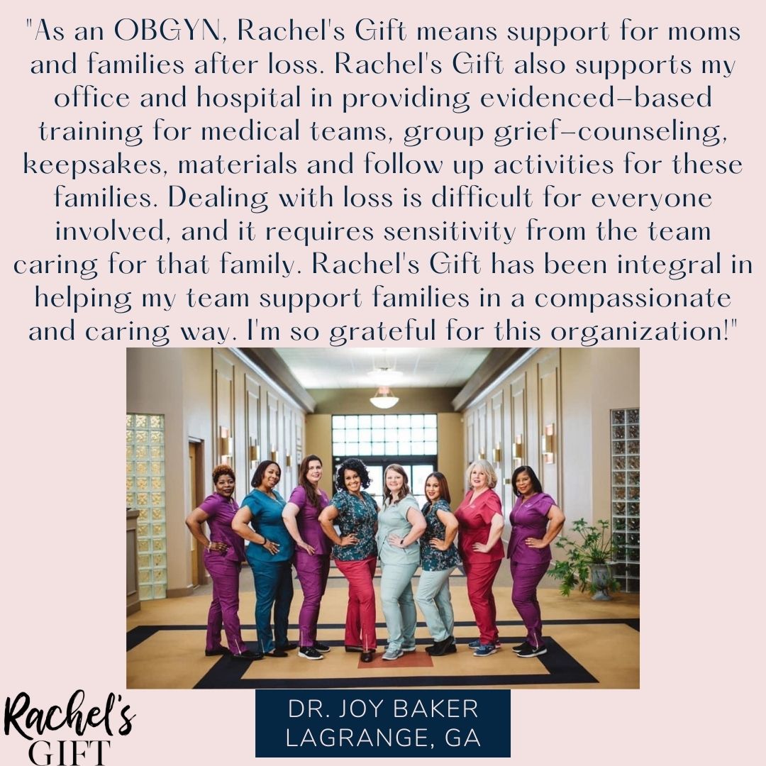 If you would like to learn more about the resources available for your office that Dr. Joy Baker (g.co/kgs/3HFzjV) describes below, please visit: rachelsgift.org/obgyn-offices.…

 #momsupport #babyloss #1in4 #1in160 #rachelsgift #lifeafterloss #stillbirth #miscarriage #unitedb...