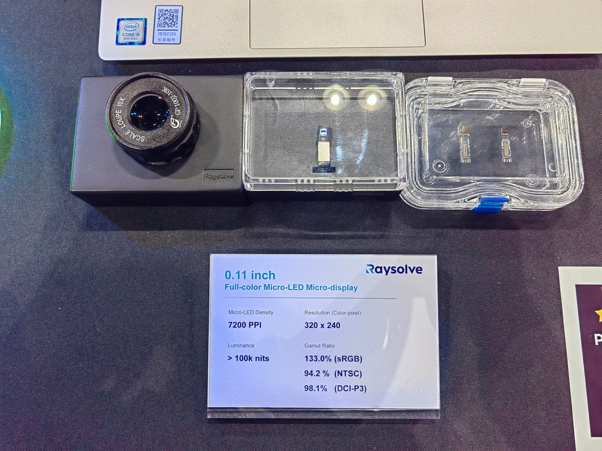 raysolve_tech's tweet image. Raysolve Steals the Show at SID #DisplayWeek2023 with its Brilliant Full-Color Micro-LED Micro-Displays – Raysolve !