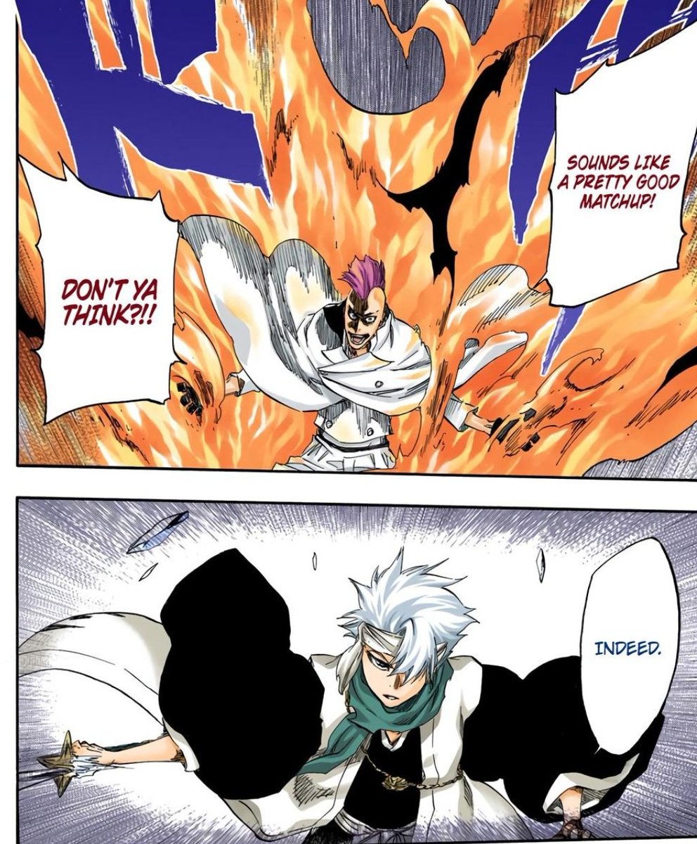 Zero ️🤍 (CR bleach CFYOW) on Twitter "Look like Toshiro vs Bazz will