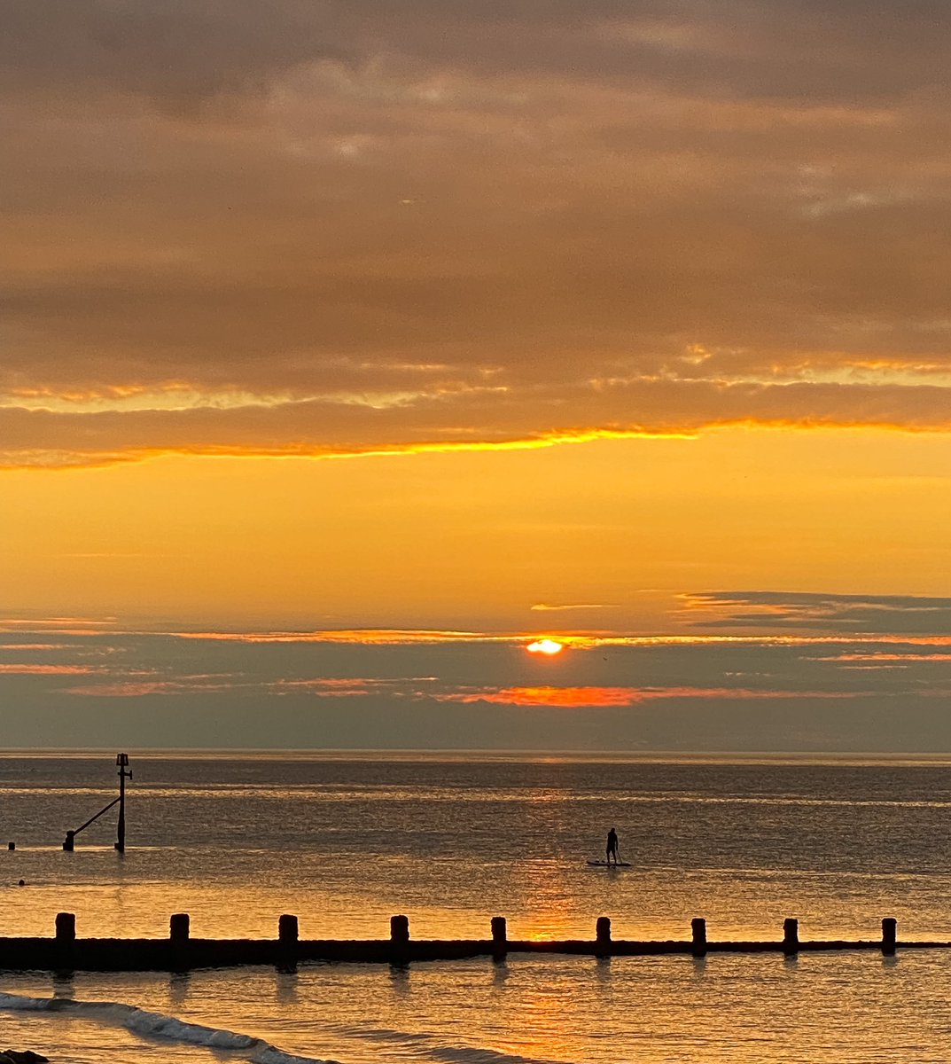 Beautiful sunset swim last night. Thanks to the Sheringham and North Norfolk Bluetits for arranging and giving fab company.