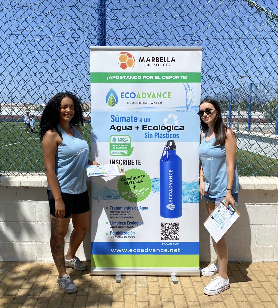 Escanea el código QR y rellena tus datos para obtener gratis durante el torneo una botella de agua rellenable y una demostración gratis con nuestro patrocinador <a href="/ecoadvancespain/">Eco Advance Ozono</a> 🆓💦 

Podrás encontrarlos en stand situado en las instalaciones de San Pedro. ecoadvance.net/desinfectar-co…