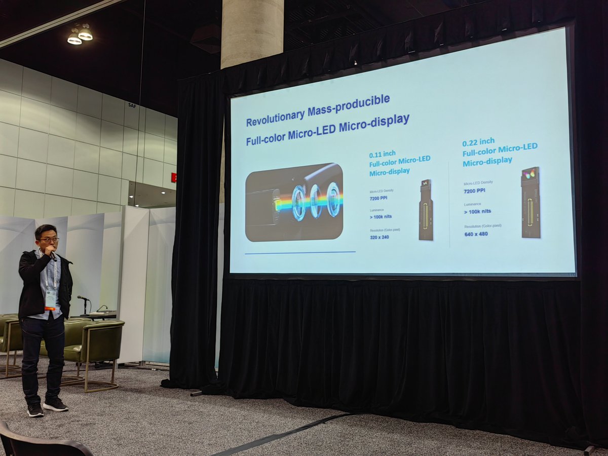raysolve_tech's tweet image. Raysolve Steals the Show at SID #DisplayWeek2023 with its Brilliant Full-Color Micro-LED Micro-Displays – Raysolve !
