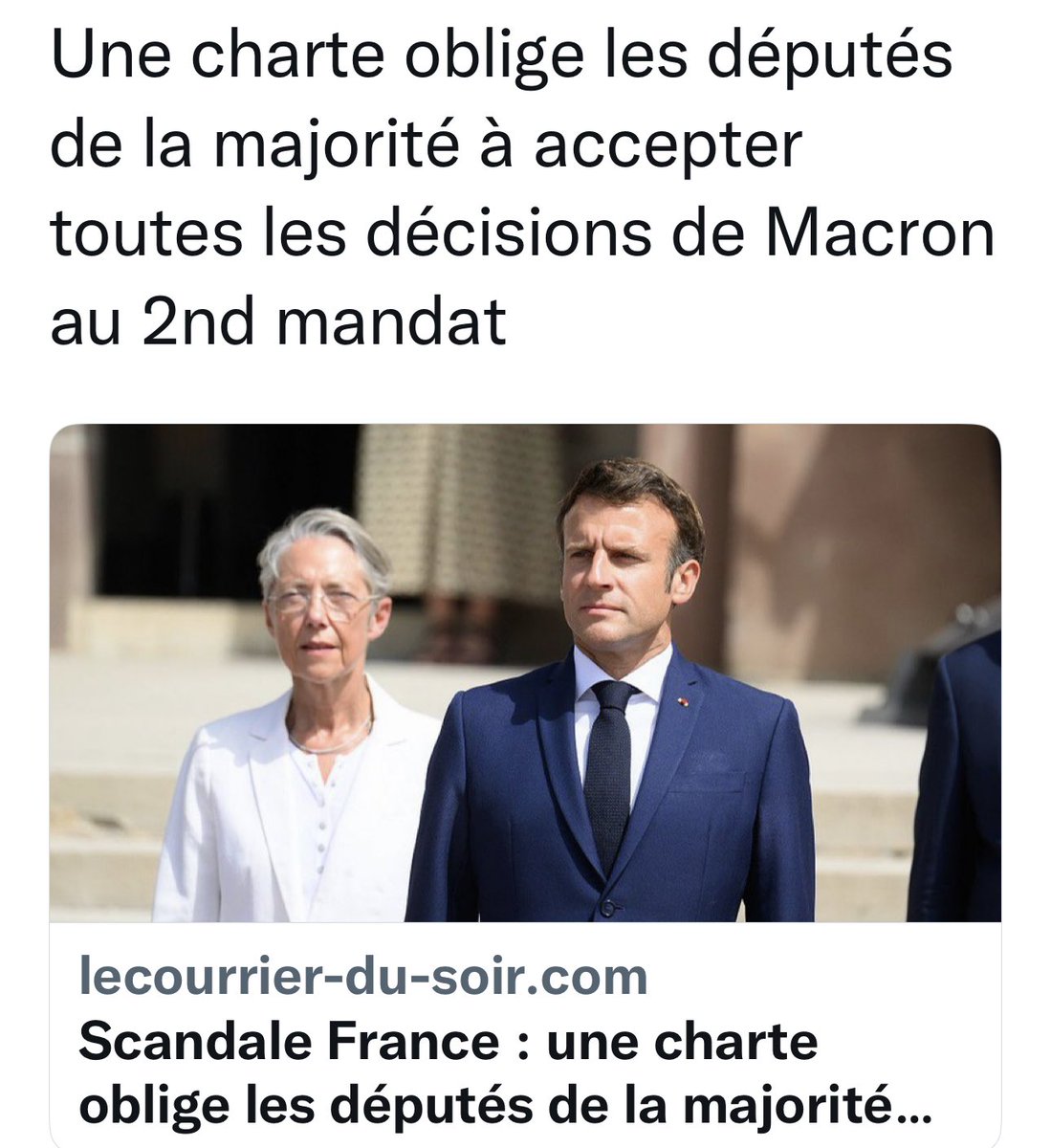 Voilà qui confirme que la macronie est une secte